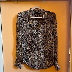 Paisley Print Women's Top